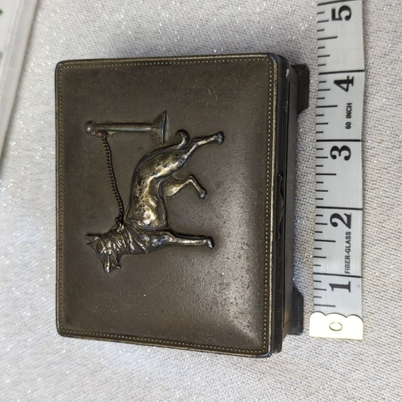 VTG BRONZE CIGARETTE BOX - Picture 3 of 7